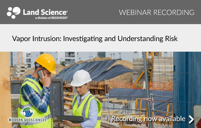 vapor intrusion risk webinar