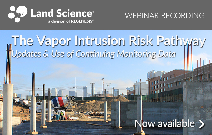 vapor intrusion webinar with blayne hartman