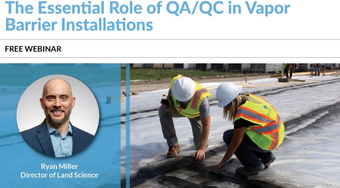 Webinar QA/QC in Vapor Barrier Installations