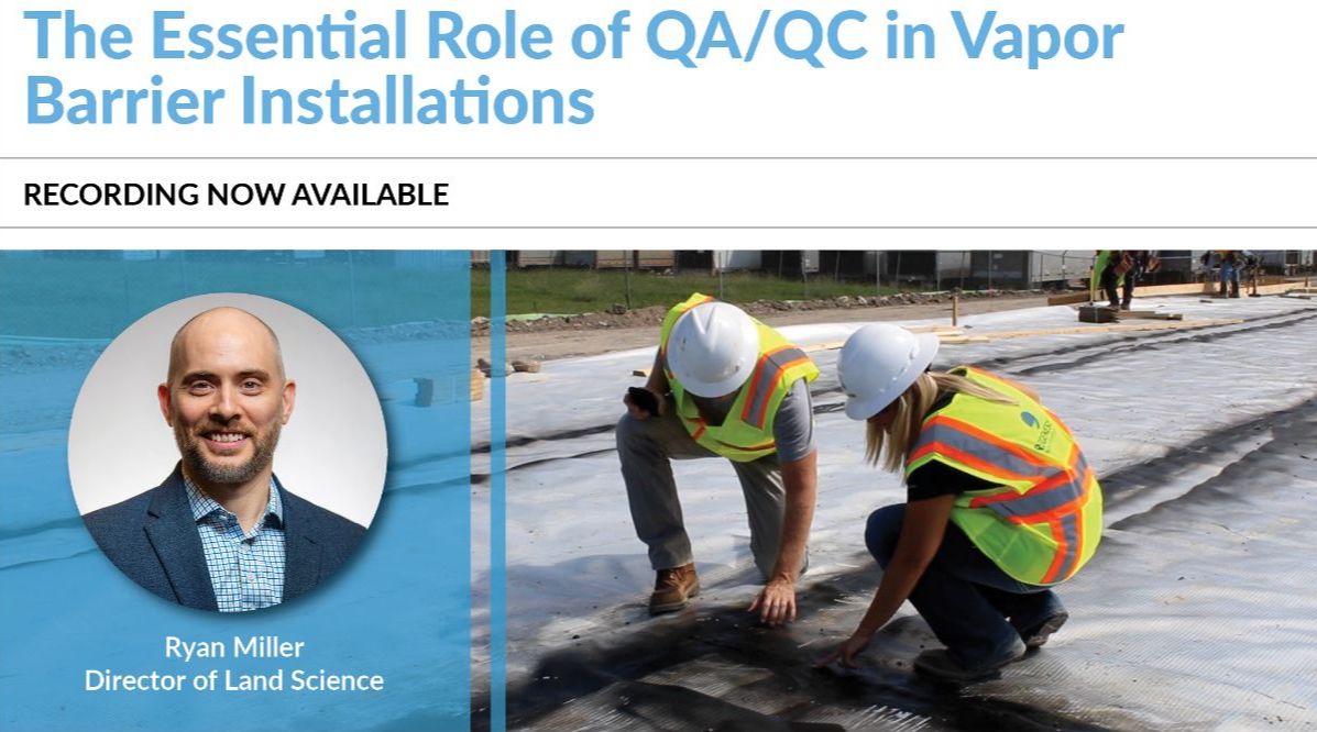 QA/QC in Vapor Barrier